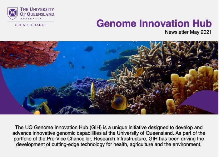 Genome Innovation Hub Newsletter May 2021